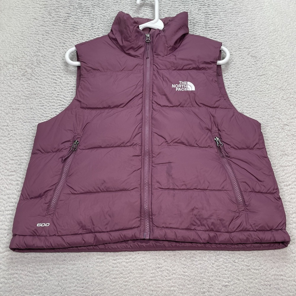 The North Face Vest Womens Medium Purple 600 Down Insulated Puffer